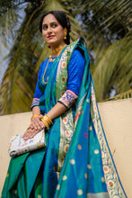 Load image into Gallery viewer, Revival Baluchari - Blue
