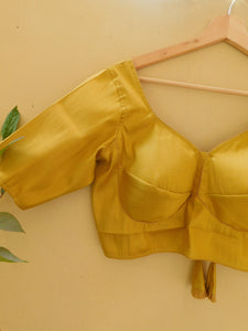 Semi-silk blouse - Golden