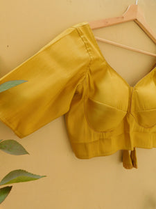 Semi-silk blouse - Golden