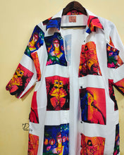 Load image into Gallery viewer, Durga Shirt Kurti with Scallop Sleeves
