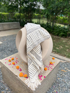Arrow, Dot Printed - White Pigment Collection of Throws