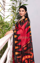 Load image into Gallery viewer, Cotton Silk Sambalpuri - Red
