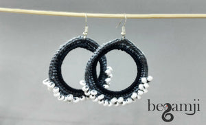 Orb Gray Set of Earrings and Necklace