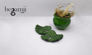 Ray- Army Green Set of Earrings