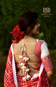 Kalkapaar Blouse With Back Tussles
