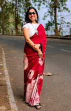 Load image into Gallery viewer, Rasmancha - A Red Assam Cotton Saree
