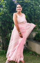 Load image into Gallery viewer, Party Animal - A Pink Organza Saree
