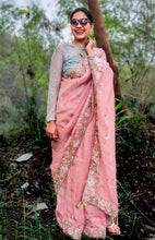 Load image into Gallery viewer, Ambience - A Pink Cotton Saree
