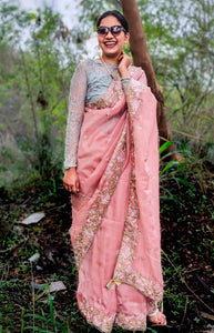 Ambience - A Pink Cotton Saree