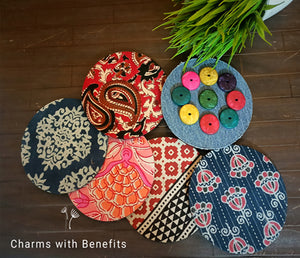 Hand-crafted Fabric Coasters