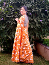 Load image into Gallery viewer, Swikriti - A Woven Embroidered Saree on Assam Silk
