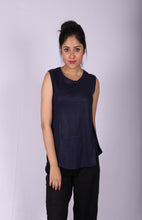 Load image into Gallery viewer, Navy Blue Glossy Top
