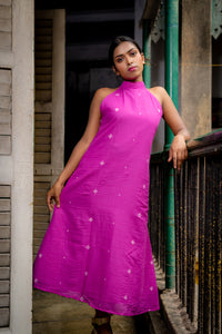 Summer Coolers - Handwoven Dhaniakhali Dress