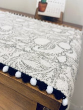 Load image into Gallery viewer, Black Flower Printed - Table Runners

