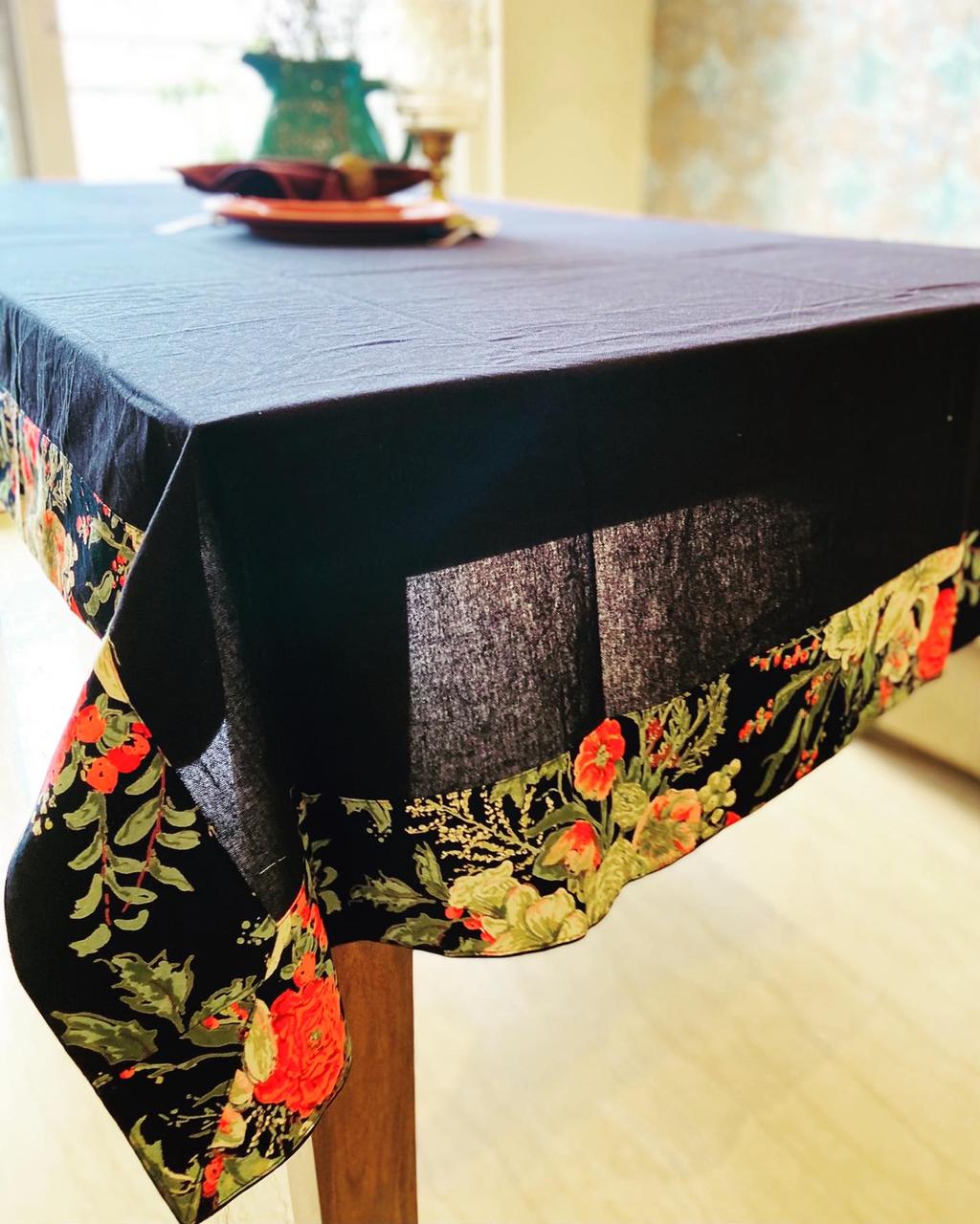 Canvas Table Cover (Deep Blue)