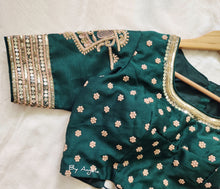 Load image into Gallery viewer, Palki Bridal Blouse - Bottle Green
