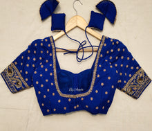 Load image into Gallery viewer, Corset Blouse - Royal Blue
