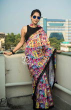 Load image into Gallery viewer, Sassy Woman Printed Quirky Saree
