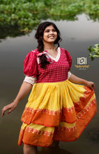 Load image into Gallery viewer, Barshar Jama (Dress) - Yellow
